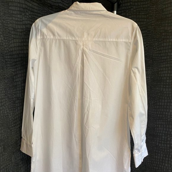 White Shirt dress with pockets - Picture 2 of 2